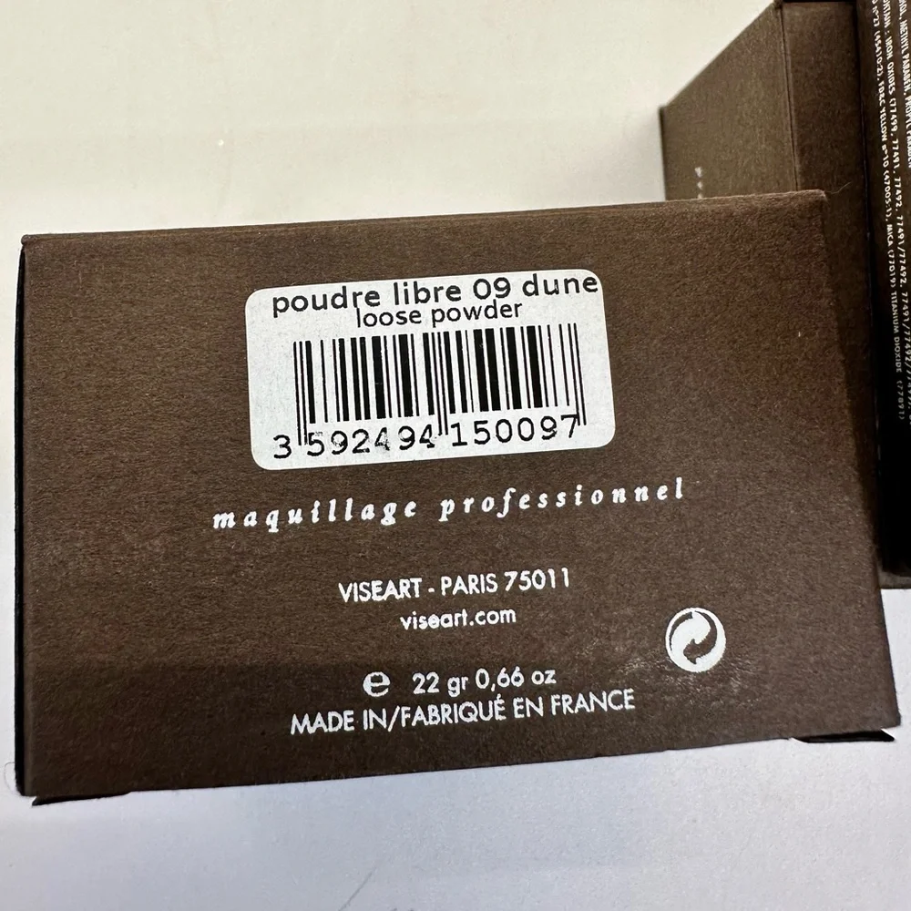 ⭐️⭐️⭐️ VISEART - 09 Dune -‎ Professional Loose Setting Powder - Sealed 22 gr⭐️⭐️